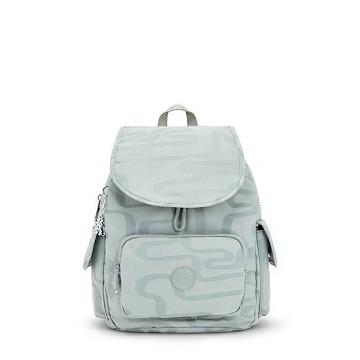 Kipling City Pack Small Klassieke Printed Rugzak Turquoise | NL 1711EB